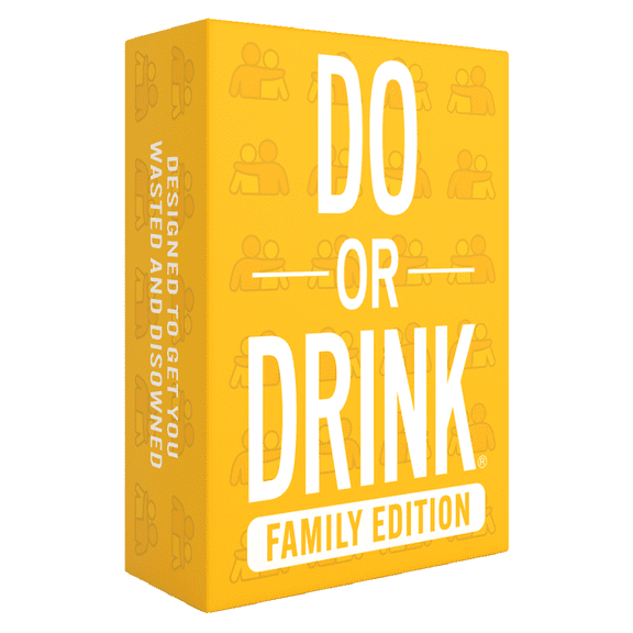 Do or Drink Family Edition - Hilarious Party Card Game for Adults, Perfect for Family Game Night, Ice Breakers, Conversation Starter, Great for Big Groups, Fun Gift for Families