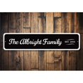 thumbnail image 1 of Family Established Novelty Sign, Metal Wall Decor - 4x18 inches, 1 of 4