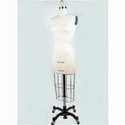 Family FDF-8FDF-BASE Female Professional Dress Form Mannequin Size 8 With Heavy Duty Base