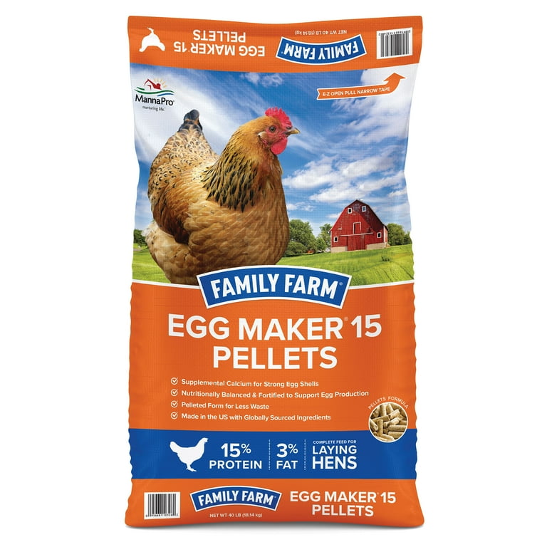 Family Farm Egg Maker 15 Complete Feed for Laying Hens 40 lb