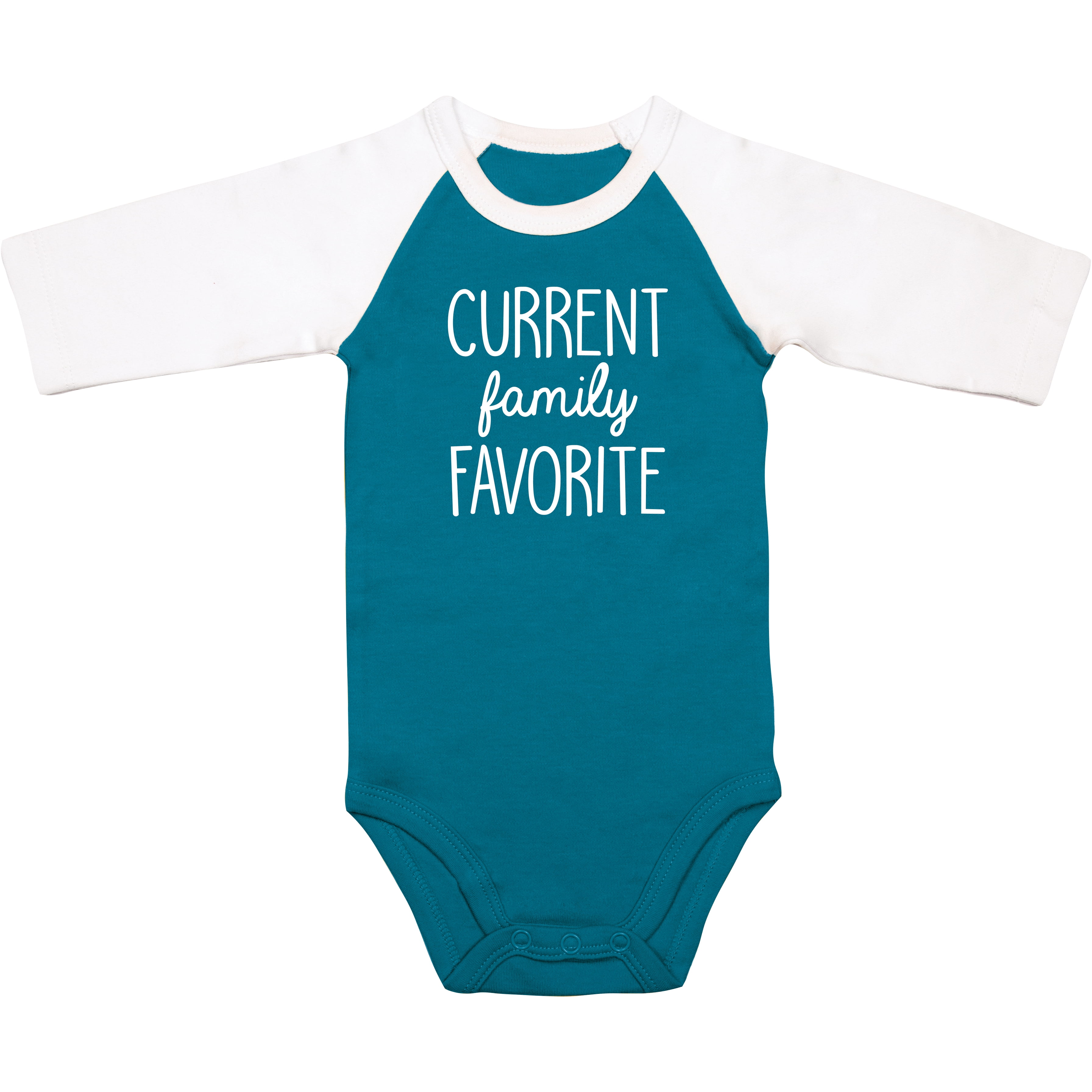 Family Favorite 12 24 M 3 4 Length Sleeve Bodysuit Walmart