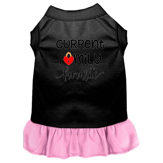Pet Dog Cat Dress Screen Printed, "Current Family Favorite"