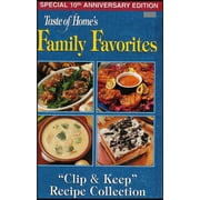 Family Favorites -- Special 10th Anniversary Edition Taste of Home Small Format Staple Bound Booklet