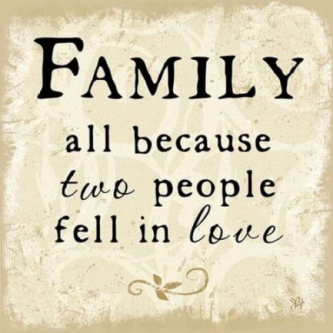 Family - Fell in Love Canvas Art - Jennifer Pugh (24 x 24)