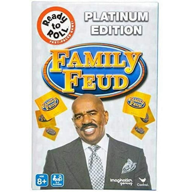 Family Feud Game Platinum Edition (Bonus Includes Stickers for Children-Type May Vary) Educational and Family Fun All Together!