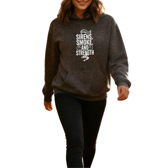 Family Firefighter Hoodie for Men and Women, Unisex Pullover Hooded Sweatshirt, Comfortable Cotton Poly Blend, Casual Everyday Wear