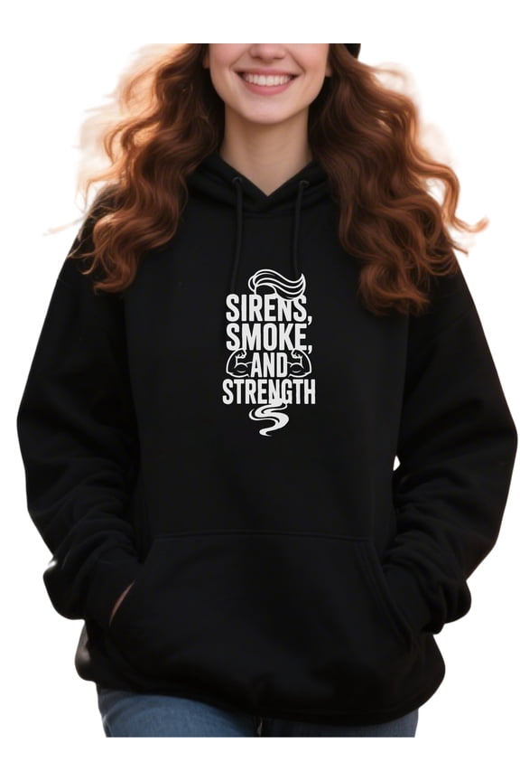 Family Firefighter Hoodie for Men and Women, Unisex Pullover Hooded Sweatshirt, Comfortable Cotton Poly Blend, Casual Everyday Wear