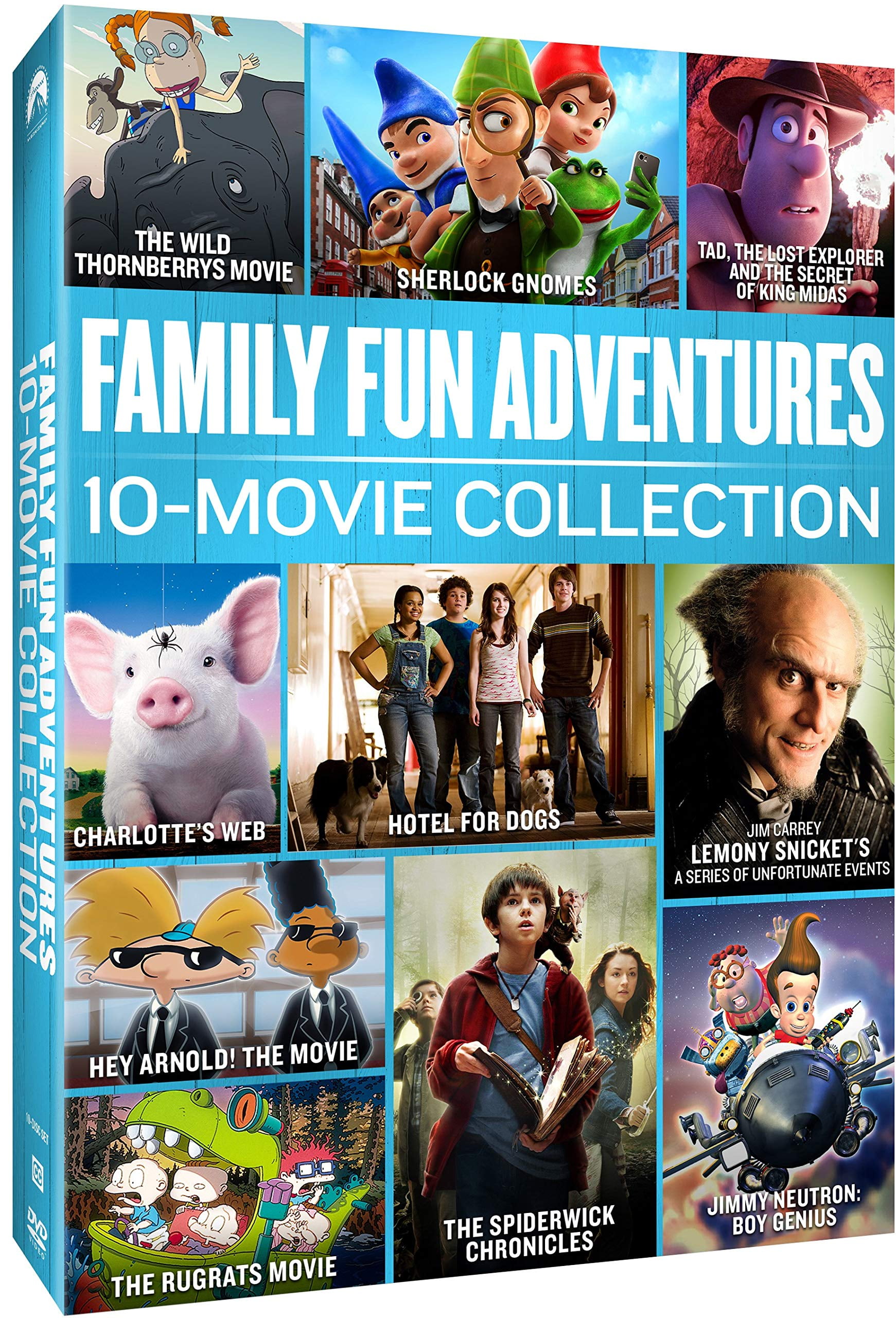 Family Fun Adventures: 10-Movie Collection (DVD) - Walmart.com