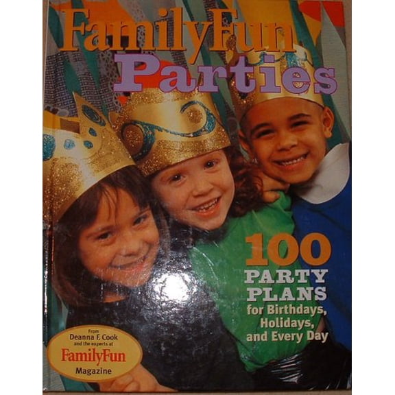 Pre-Owned Family Fun Parties Hardcover Family Fun Magazine