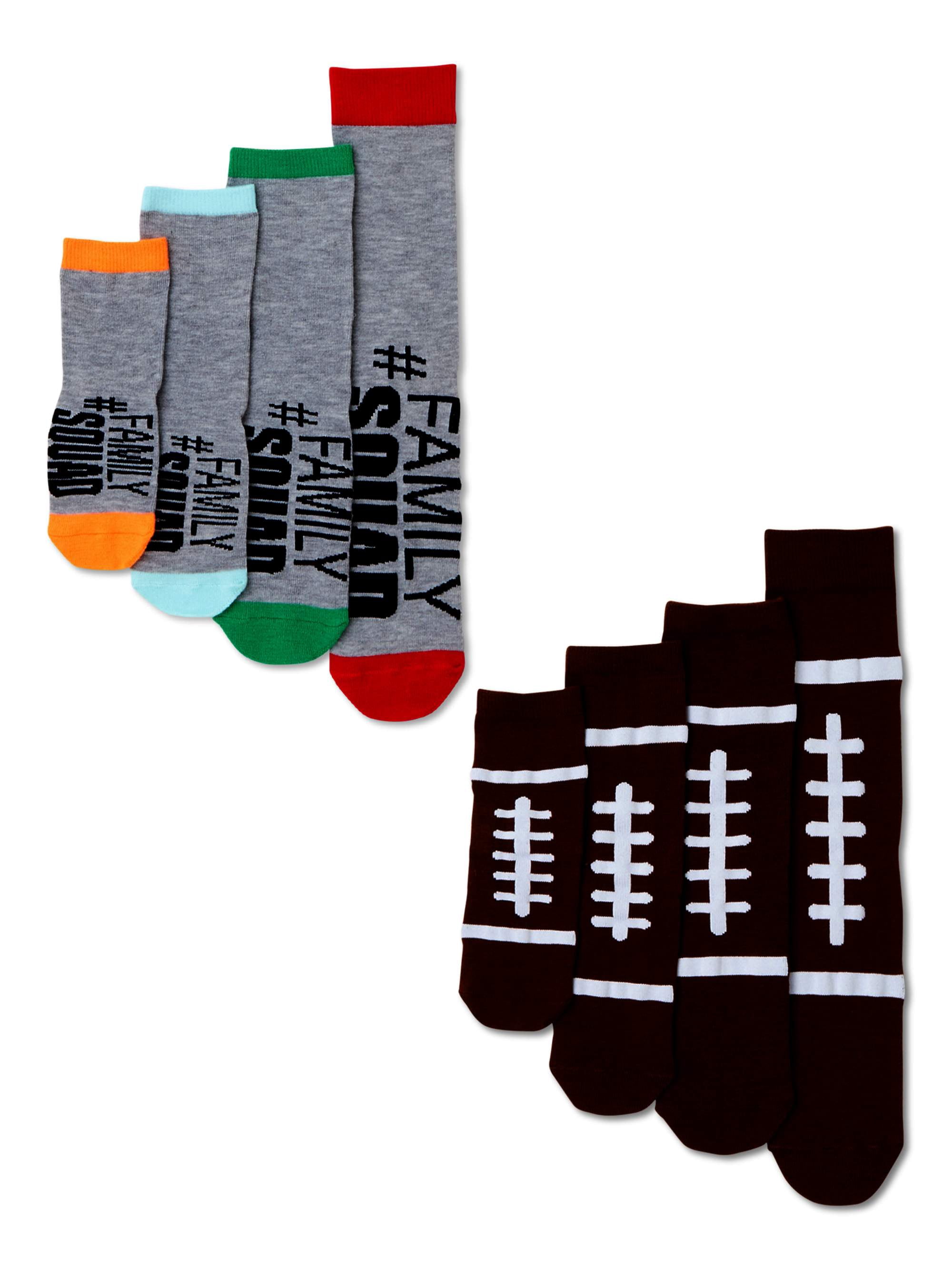 Family Fun Socks Set, 8-Piece