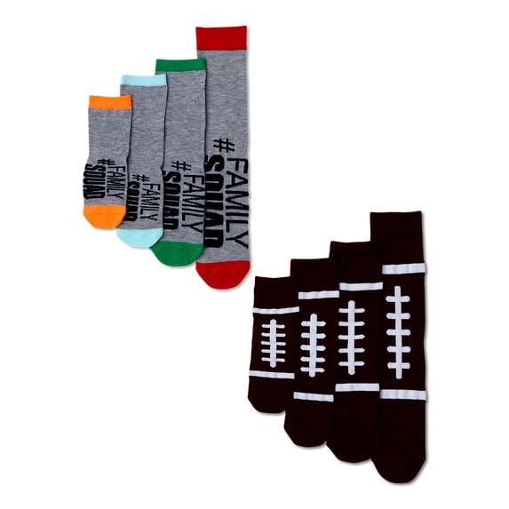Family Fun Socks Set, 8-Piece