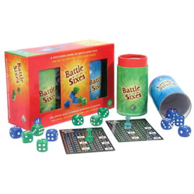 Family Games Battle of the Sixes Dice Game
