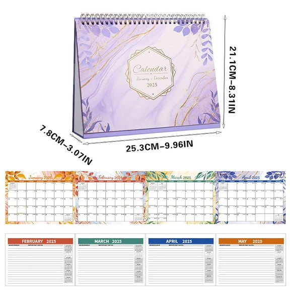 Family Gifts 2025 Desktop Calendar Monthly Calendar Desktop Calendar 365 Days Countdown Wall Calendar Student Desktop Decoration And Practica Gifts