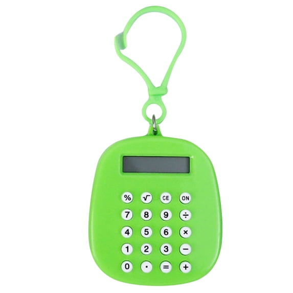 Family Gifts Back to School Season Gift Mini Calculator 8-digit Silent Portable Keychain Small Computer