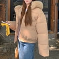 thumbnail image 1 of Family Gifts Ofreoo Fashion Women's Casual Long Sleeve Solid Button Pocket Ladies Tops Blouse Coat Outwear Jacket Women's Down Jackets & Parkas, 1 of 4