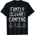 thumbnail image 1 of Family Gone Camping Funny Cousin Reunion Trip Campfire 2023 T-Shirt Black 2X-Large, 1 of 4
