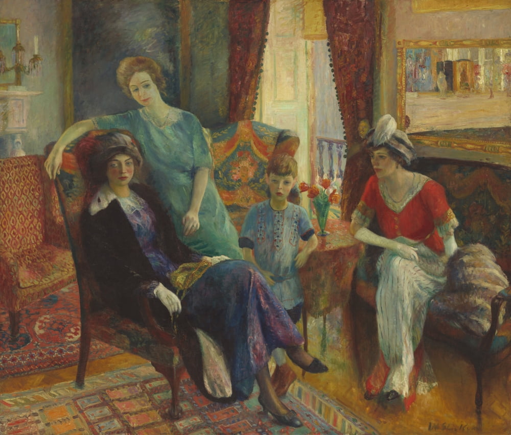 Family Group Canvas Art -  (36 x 24)