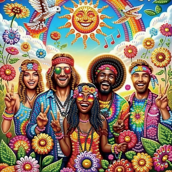 Family Group Photo Diamond Art Painting Kit