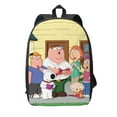 thumbnail image 1 of Family Guy Backpack, Large Capacity 17 Inch Laptop Backpack, Durable Casual Daypack, Water Resistant, 17.3x12.2x5.5 Inch, 1 of 8