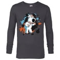 thumbnail image 1 of Family Guy Brian Social Butterfly - Long Sleeve T-Shirt for Men - Customized-Charcoal Heather, 1 of 5