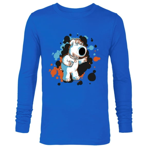 Family Guy Brian Social Butterfly - Long Sleeve T-Shirt for Men - Customized-Royal