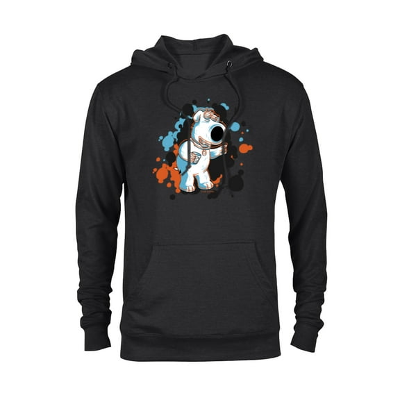 Family Guy Brian Social Butterfly - Pullover Hoodie for Adults - Customized-Black