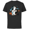 thumbnail image 1 of Family Guy Brian Social Butterfly - Short Sleeve Cotton T-Shirt for Adults - Customized-Black, 1 of 5