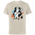 thumbnail image 1 of Family Guy Brian Social Butterfly - Short Sleeve Cotton T-Shirt for Adults - Customized-Natural, 1 of 5