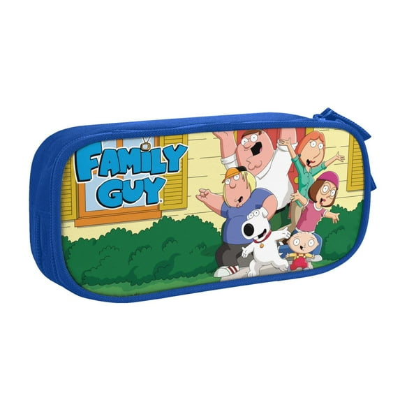 Family Guy Cartoon Pencilcase Large Capacity Pencase Double-layer Pen Bag Stationery Pouch Organizer Office Supplies Pencil Case