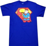 Family Guy DC Comics Superman Superdog Peter Adult T-shirt