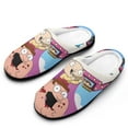 thumbnail image 1 of Family Guy Fuzzy Cotton Slippers For Mens Winter Cotton Lightweight Anti-slip Rubber Sole Slippers House Open Back Slippers Closed Toe Slippers, 1 of 9