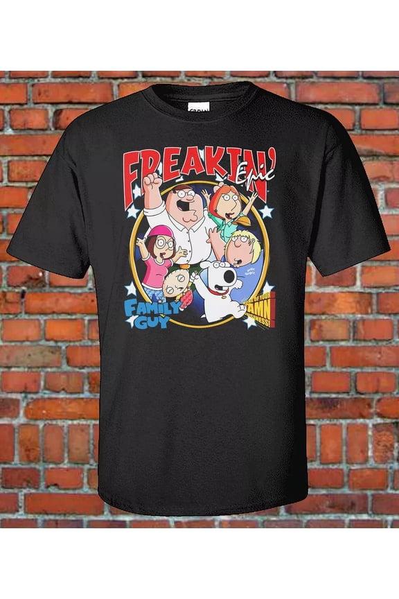 Family Guy Graphic Tee, Rapper T-Shirt, Vintage Retro y2k Style Shirt, GILDAN 5000 Cotton Tee, Streetwaer'