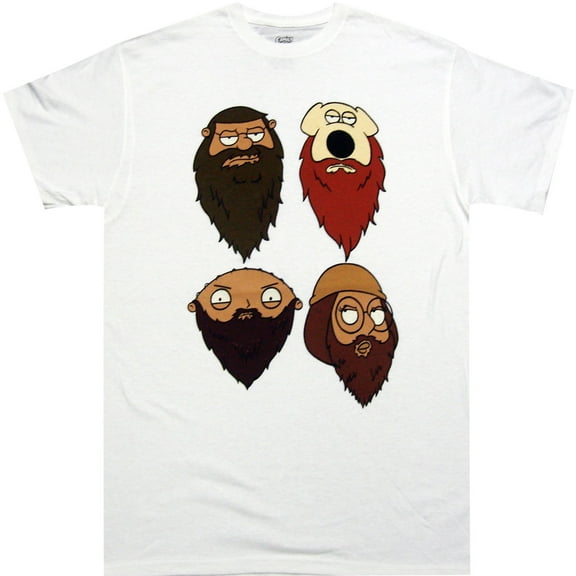 Family Guy Men's Beards T-Shirt, 3XL