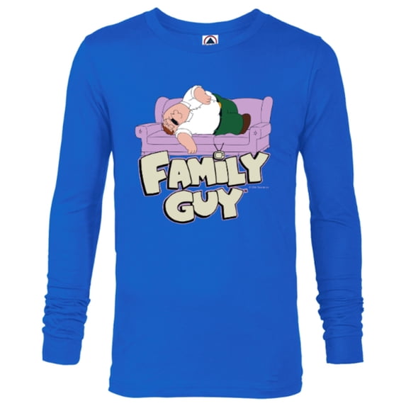Family Guy Peter Griffin Couch Nap - Long Sleeve T-Shirt for Men - Customized-Royal