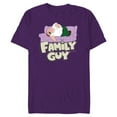 thumbnail image 1 of Family Guy Peter Griffin Couch Nap - Short Sleeve Blended T-Shirt for Adults - Customized-Berry Snow Heather, 1 of 5