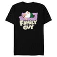 thumbnail image 1 of Family Guy Peter Griffin Couch Nap - Short Sleeve Blended T-Shirt for Adults - Customized-Black Snow Heather, 1 of 5