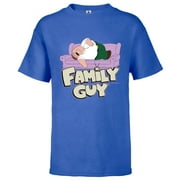 Family Guy Peter Griffin Couch Nap - Short Sleeve T-Shirt for Kids - Customized-Royal