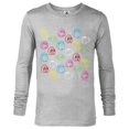 thumbnail image 1 of Family Guy Peter Lois Meg Stewie Brian Chris Neon Faces - Long Sleeve T-Shirt for Men - Customized-Athletic Heather, 1 of 5