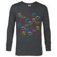 thumbnail image 1 of Family Guy Peter Lois Meg Stewie Brian Chris Neon Faces - Long Sleeve T-Shirt for Men - Customized-Charcoal Heather, 1 of 5