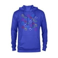 thumbnail image 1 of Family Guy Peter Lois Meg Stewie Brian Chris Neon Faces - Pullover Hoodie for Adults - Customized-Royal Heather, 1 of 5