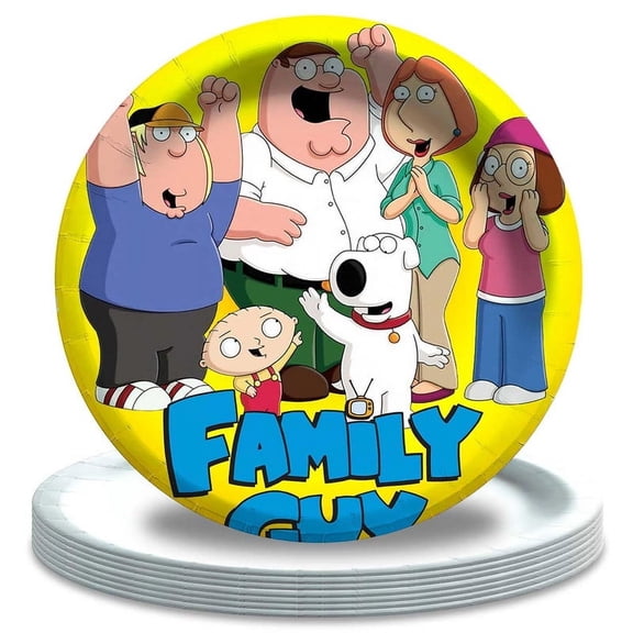 Family guy Paper Plates Birthday Decorations Party Supplies Tableware Disposable Dinnerware