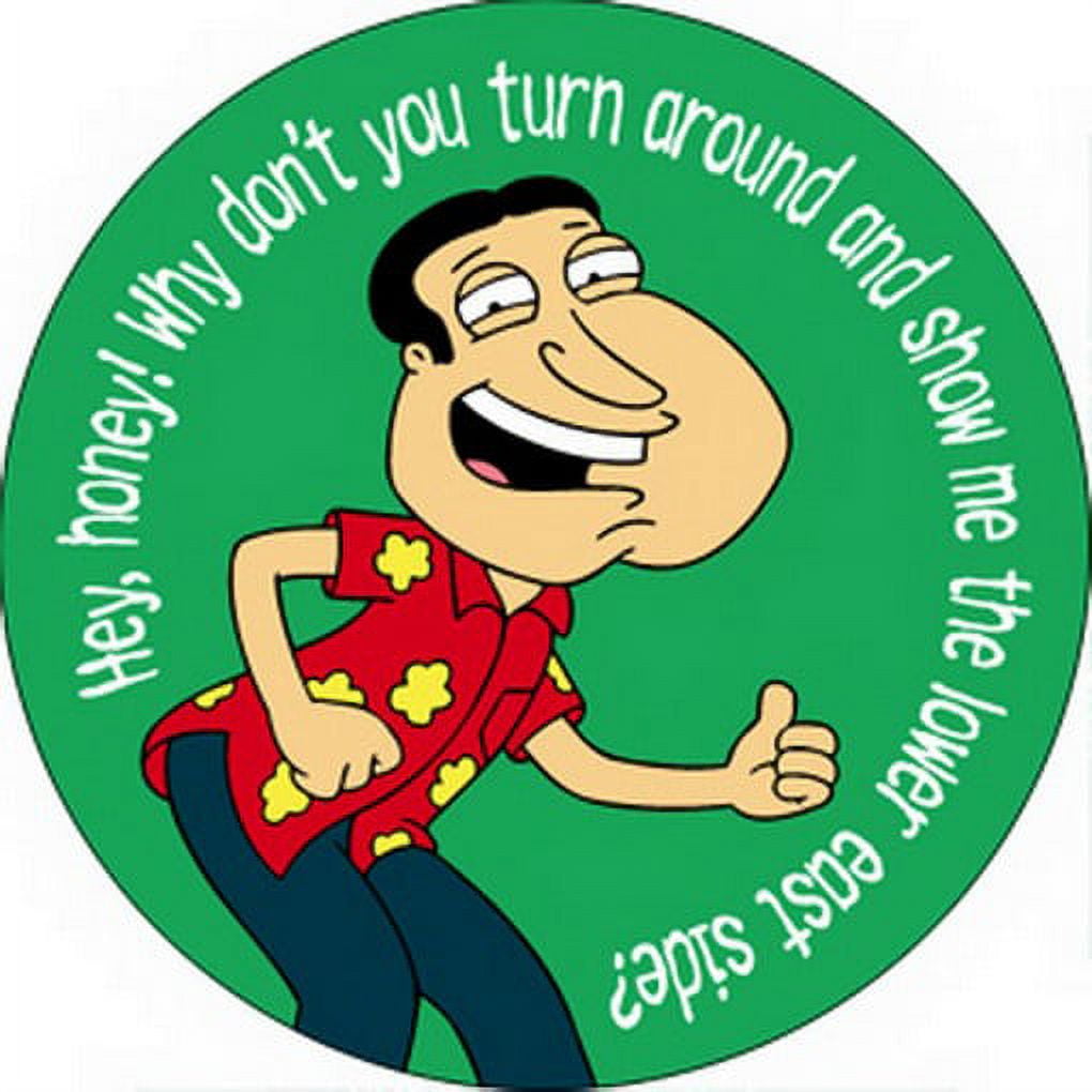 Family Guy Quagmire Lower East Side Button B-FG-0049 - Walmart.com