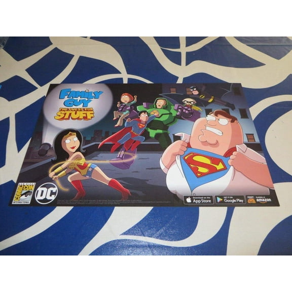 Family Guy Quest For Stuff 2016 SDCC exclusive 11x17 poster
