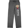 thumbnail image 1 of Family Guy Revenge! Men's Charcoal Gray Graphic Sleep Pants-Large, 1 of 5