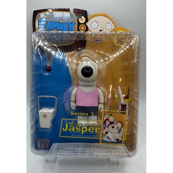Family Guy Series 3 Jasper Action Figure (Pink Shirt)