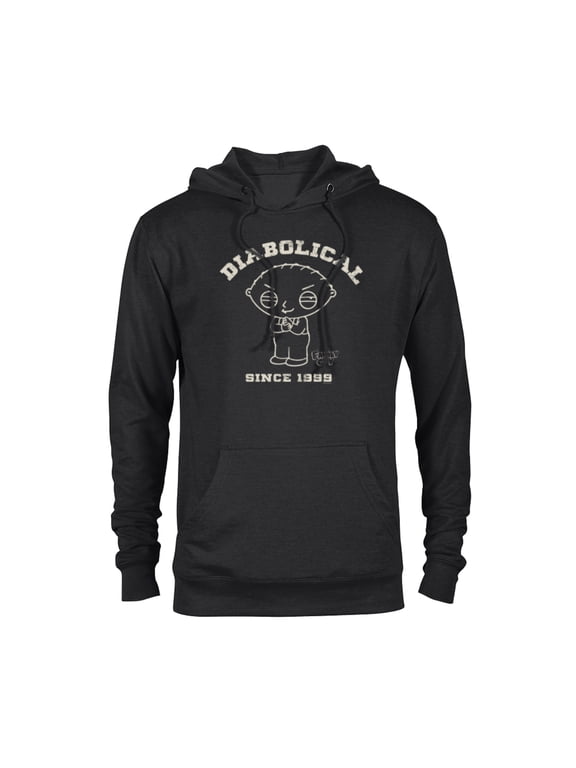 Family Guy Stewie Diabolical Since 1999 - Pullover Hoodie for Adults - Customized-Black
