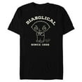 thumbnail image 1 of Family Guy Stewie Diabolical Since 1999 - Short Sleeve Blended T-Shirt for Adults - Customized-Black Snow Heather, 1 of 5