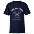 thumbnail image 1 of Family Guy Stewie Diabolical Since 1999 - Short Sleeve T-Shirt for Kids - Customized-Athletic Navy, 1 of 5