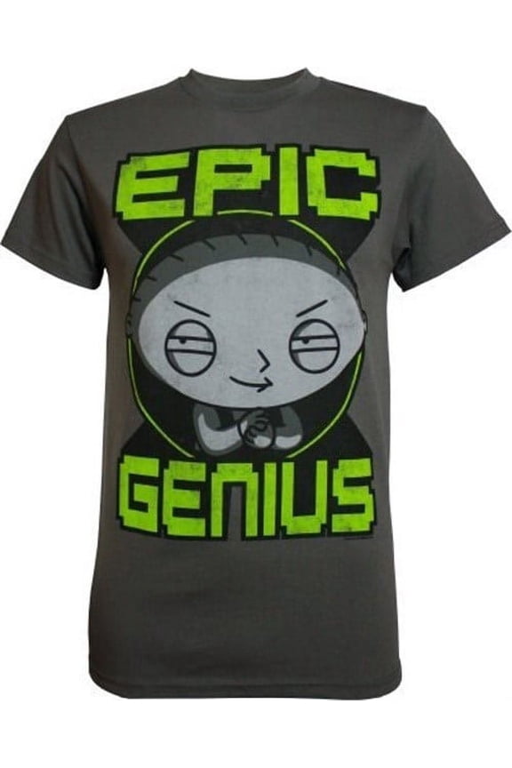 Family Guy Stewie Griffin Epic Genius Men's T-Shirt, XX-Large