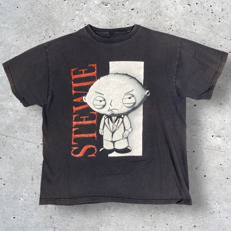 Family Guy Stewie Griffin Scarface Gangster T Shirt Size L Vintage Y2K ...